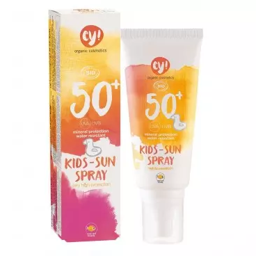 eco cosmetics -  Eco Cosmetics Ey! Spray na słońce SPF 50+ dla dzieci, 100 ml 
